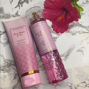 Rose water and Ivy bath and body works